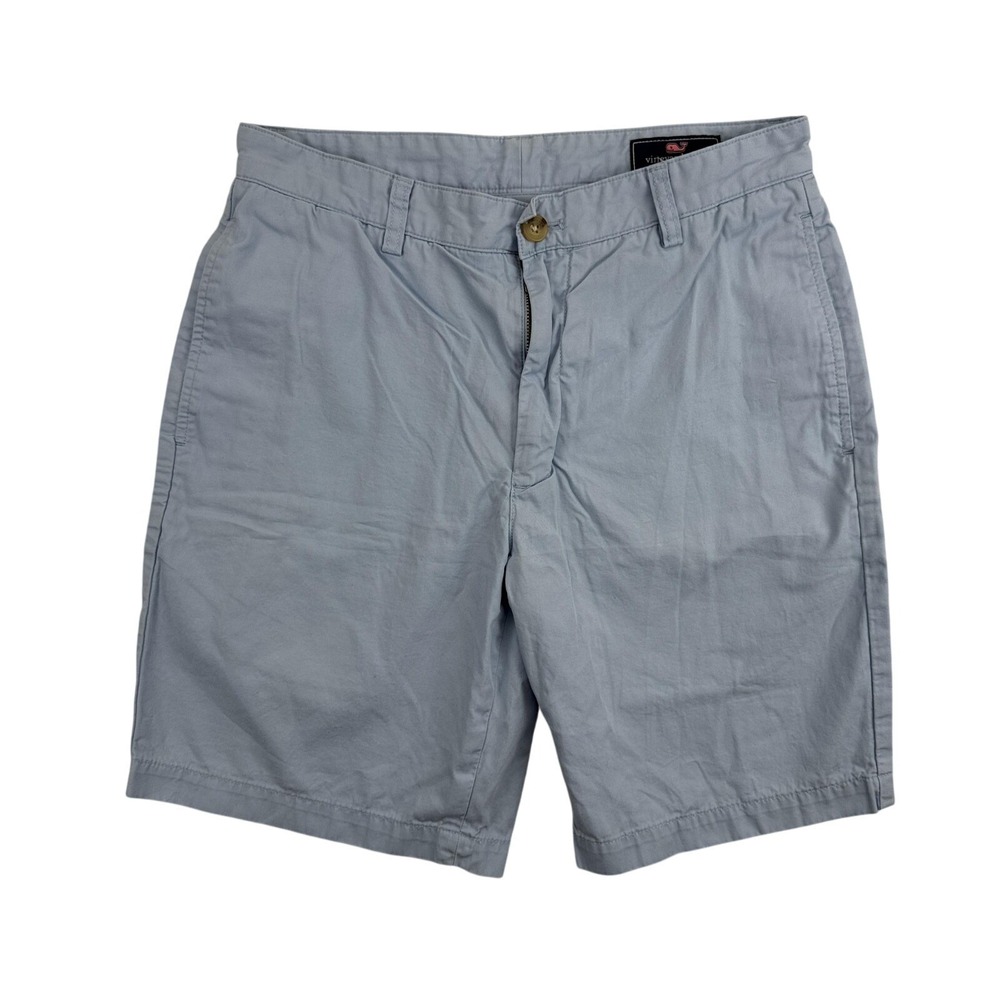 Vineyard Vines Shorts Mens 30‎ Blue Chino Classic Casual Lightweight Summer